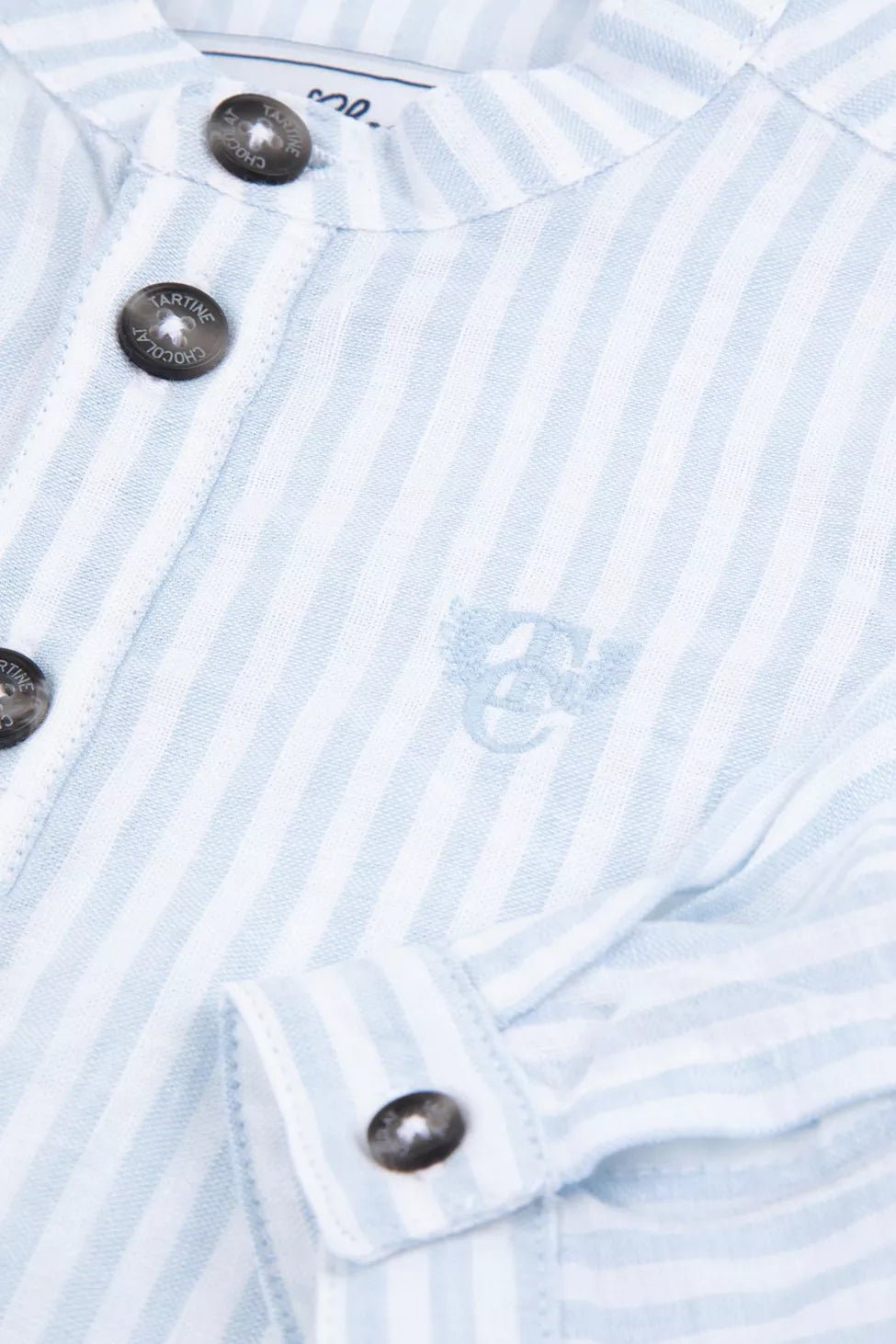Kids' Shirt Carnet de Voyage - Stripes | قميص - Maison Clad