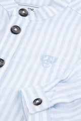 Kids' Shirt Carnet de Voyage - Stripes | قميص - Maison Clad