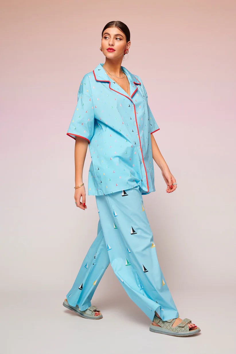 Lena Trousers (Boats) | سروال نسائي - Maison Clad
