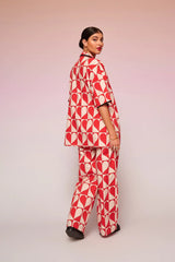 Lena Trousers (Hearts) | سروال نسائي - Maison Clad