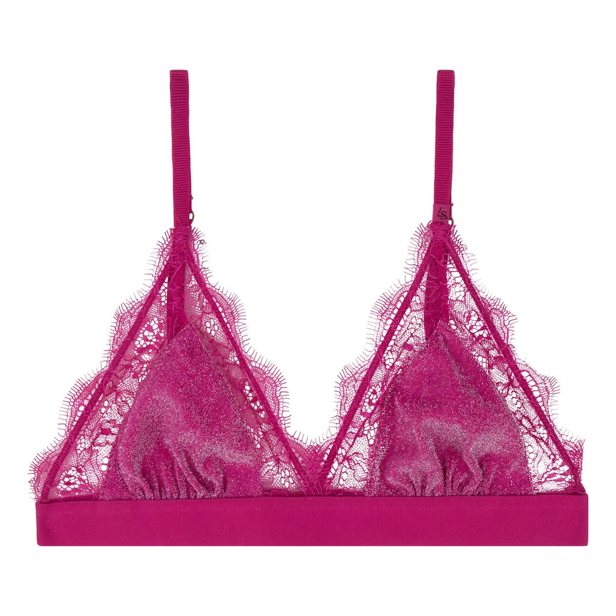 Love Lace Hot Pink Bra | الملابس الداخلية الدانتيل - Maison Clad