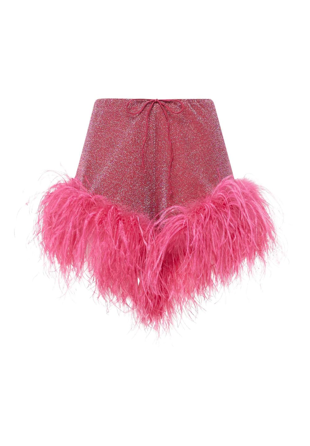 LUMIERE PLUMAGE SHORTS RASPBERRY | السراويل النسائية - Maison Clad