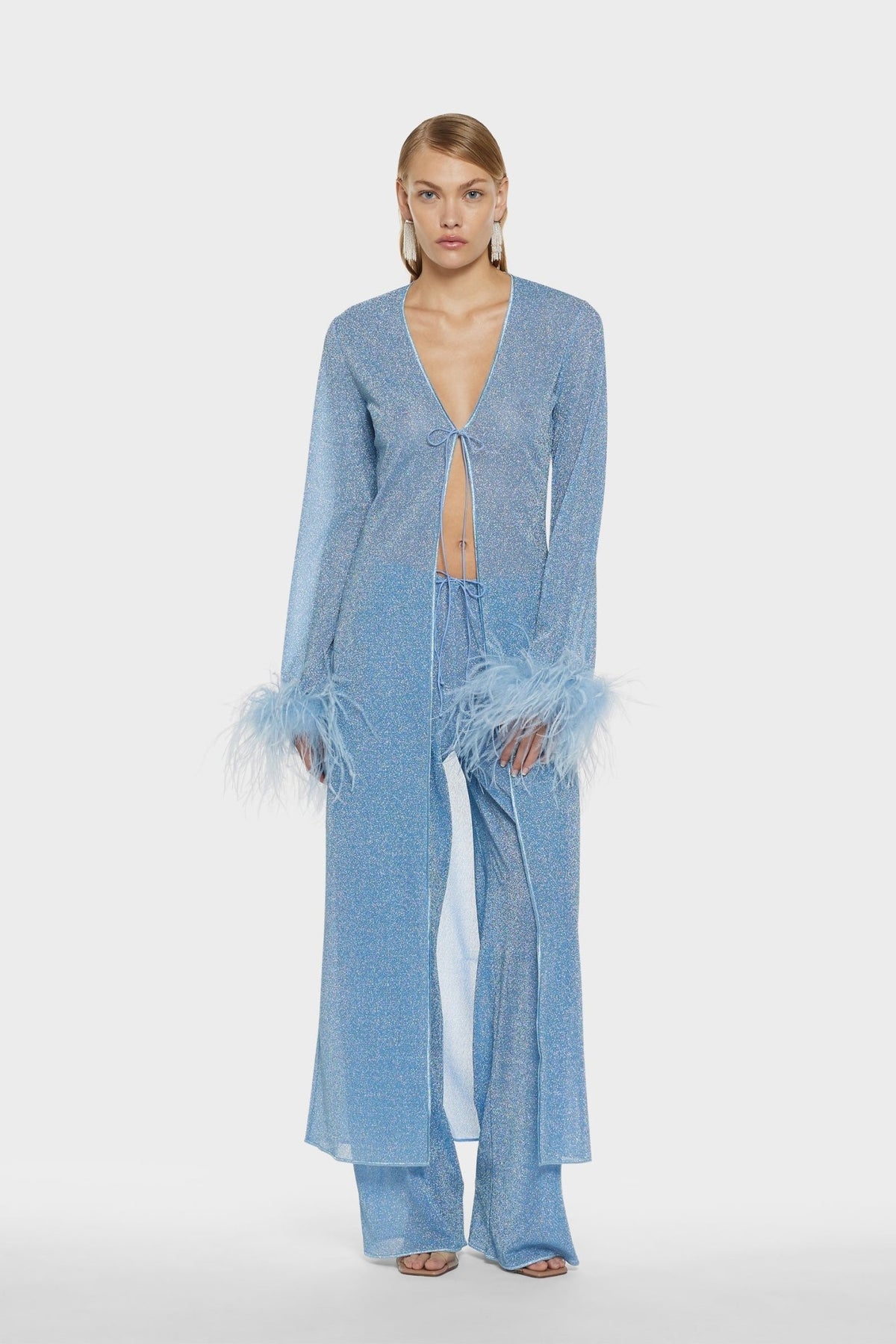 LUMIERE TROUSER Crystal | سراويل نسائية - Maison Clad