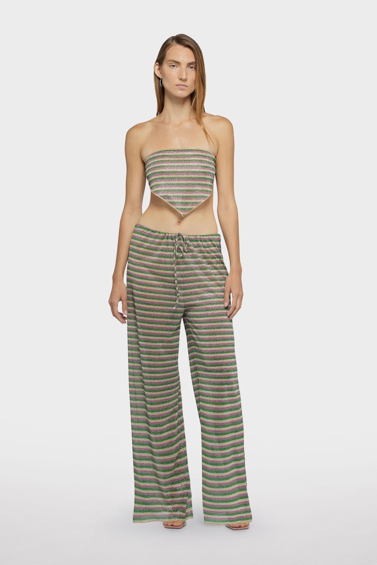 LUMIERE TROUSER STRIPES MULTI | سراويل نسائية - Maison Clad