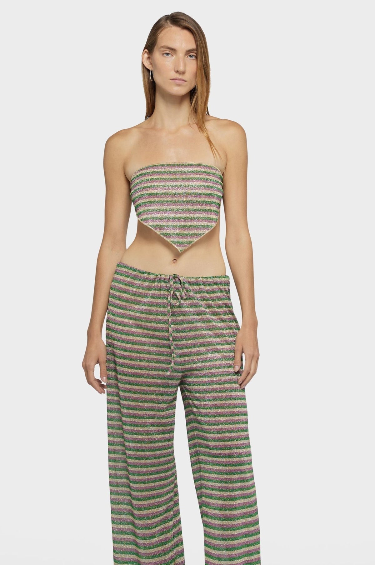 LUMIERE TROUSER STRIPES MULTI | سراويل نسائية - Maison Clad