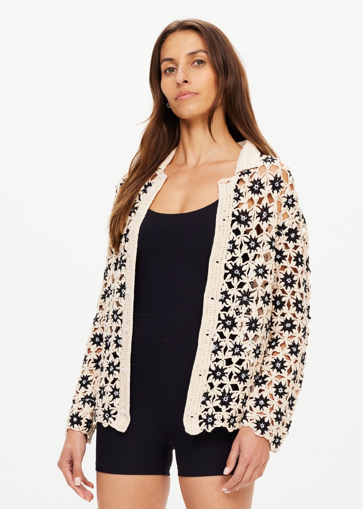 LUMINARY MALIA CROCHET SHIRT | بلوزة نسائية Luminary - Maison Clad