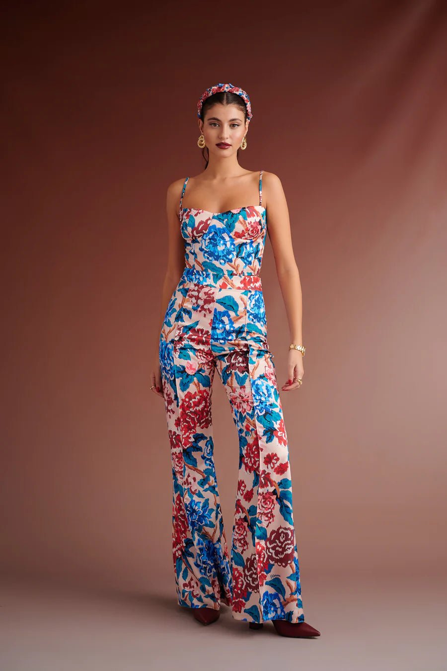 Lunaa Floral Bustier | بلوزة نسائية - Maison Clad