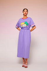 Maria Tee Lavender Dress | لباس المرأة - Maison Clad