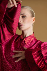 Mon 3 Ruffles Dress l |فستان Mon - Maison Clad