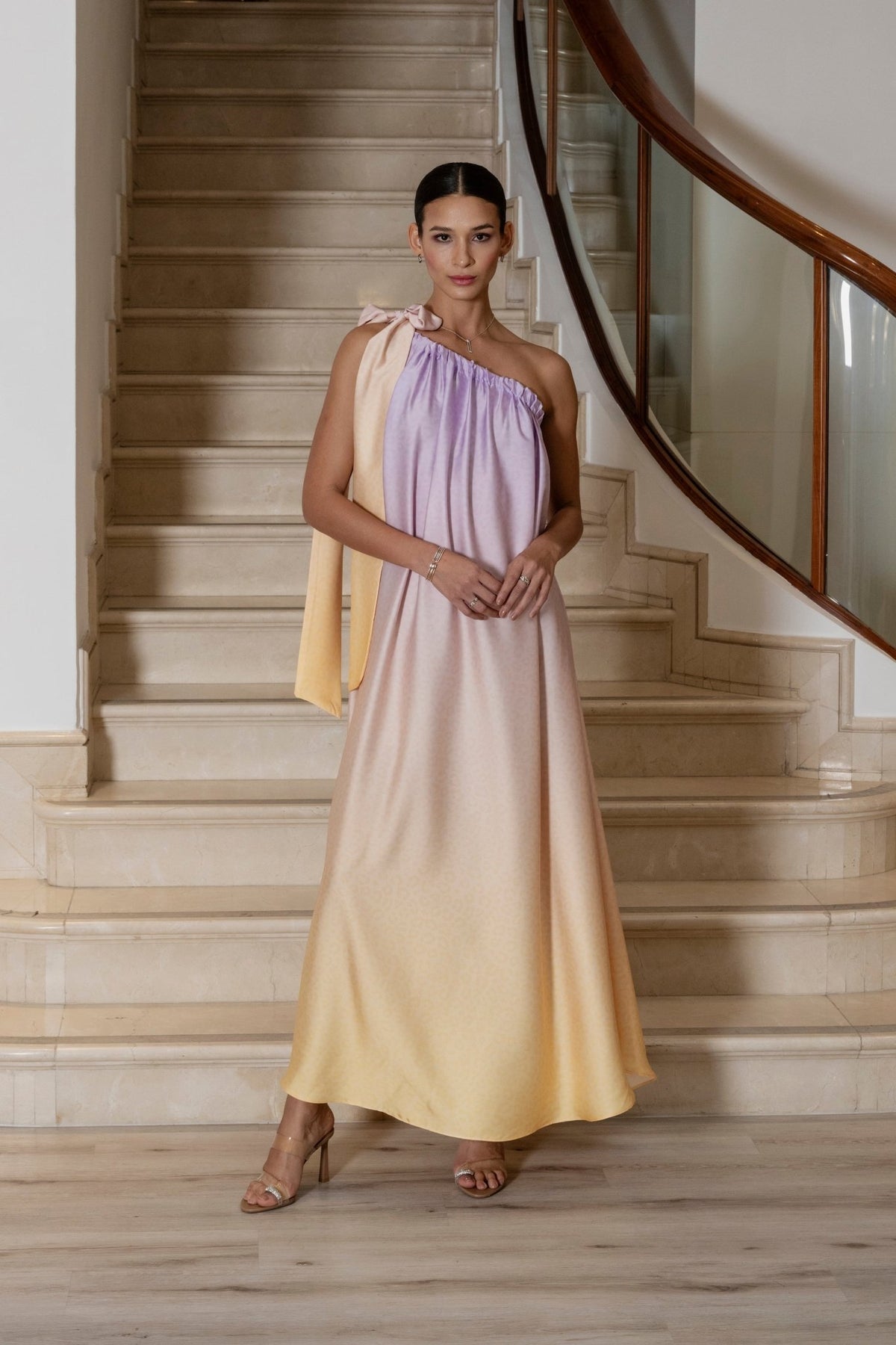Oro Gradient Leo Dress l |فستان Oro Gradient Leo - Maison Clad