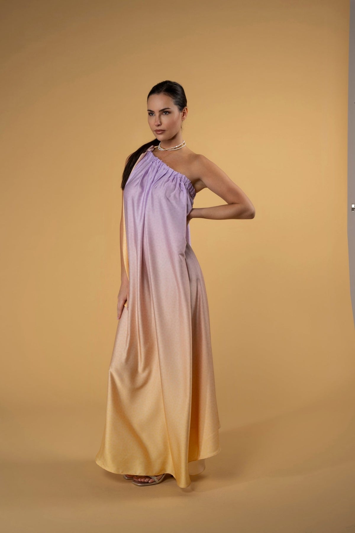 Oro Gradient Leo Dress l |فستان Oro Gradient Leo - Maison Clad