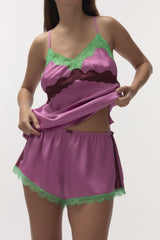 Pandora Purple Camisole Top | توب ملابس داخلية - Maison Clad