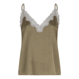 Pip Green Camisole Top | توب ملابس داخلية - Maison Clad