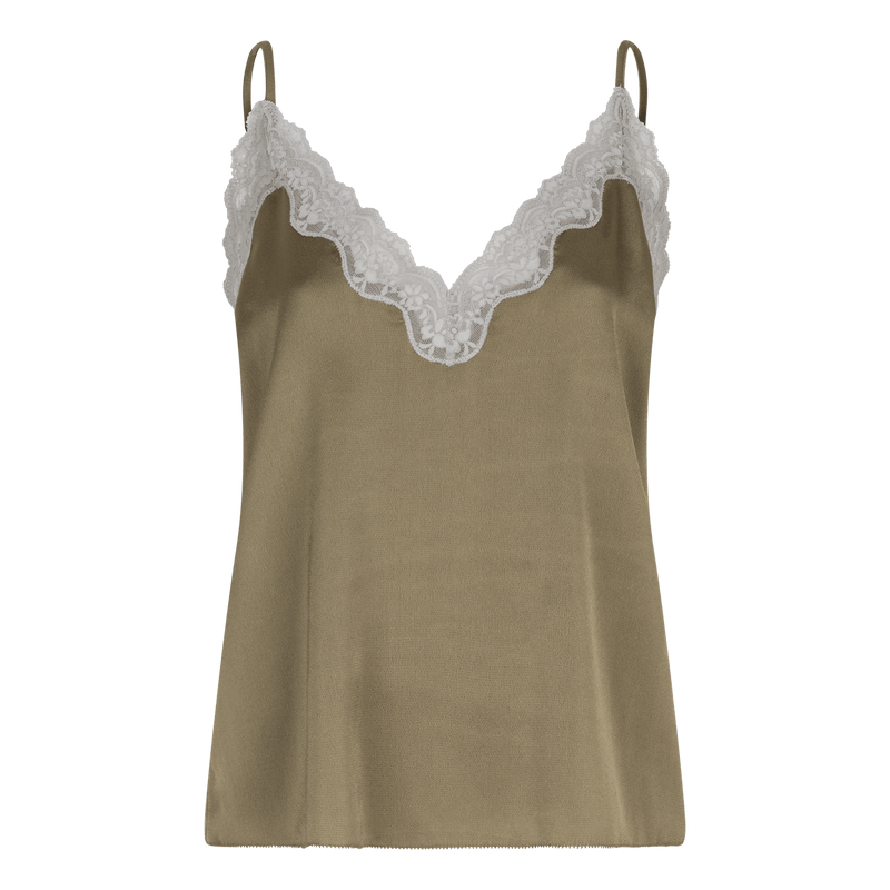 Pip Green Camisole Top | توب ملابس داخلية - Maison Clad