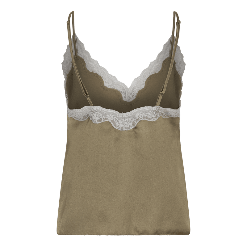 Pip Green Camisole Top | توب ملابس داخلية - Maison Clad