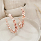 Racine Earrings Rose Gold | حلق نسائي - Maison Clad