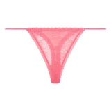 Roomie Pink Thong | الملابس الداخلية الدانتيل - Maison Clad