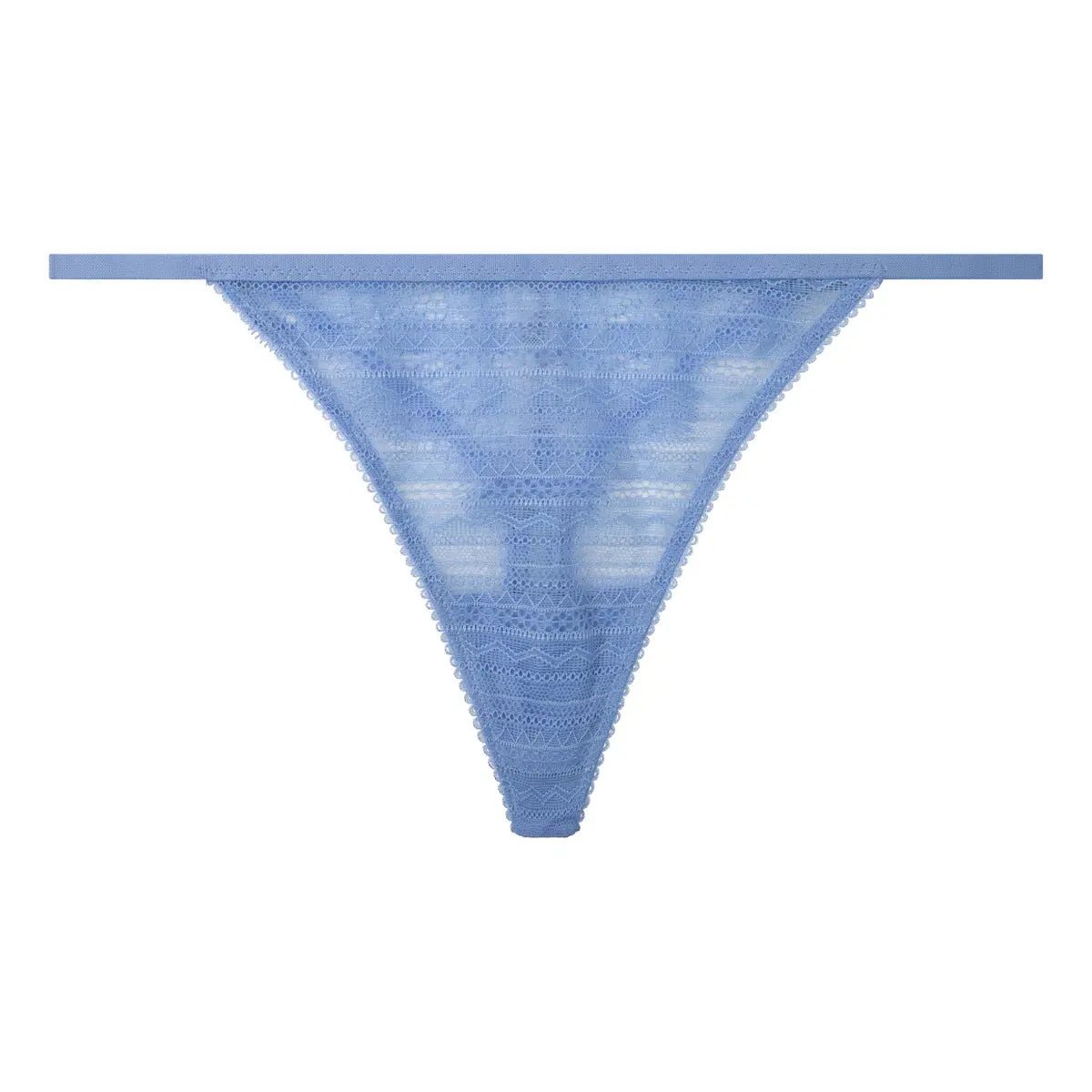 Roomservice Blue Thong | الملابس الداخلية الدانتيل - Maison Clad