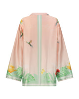 Shirt Artsa Pink Band Placement | بلوزة نسائية Artsa - Maison Clad