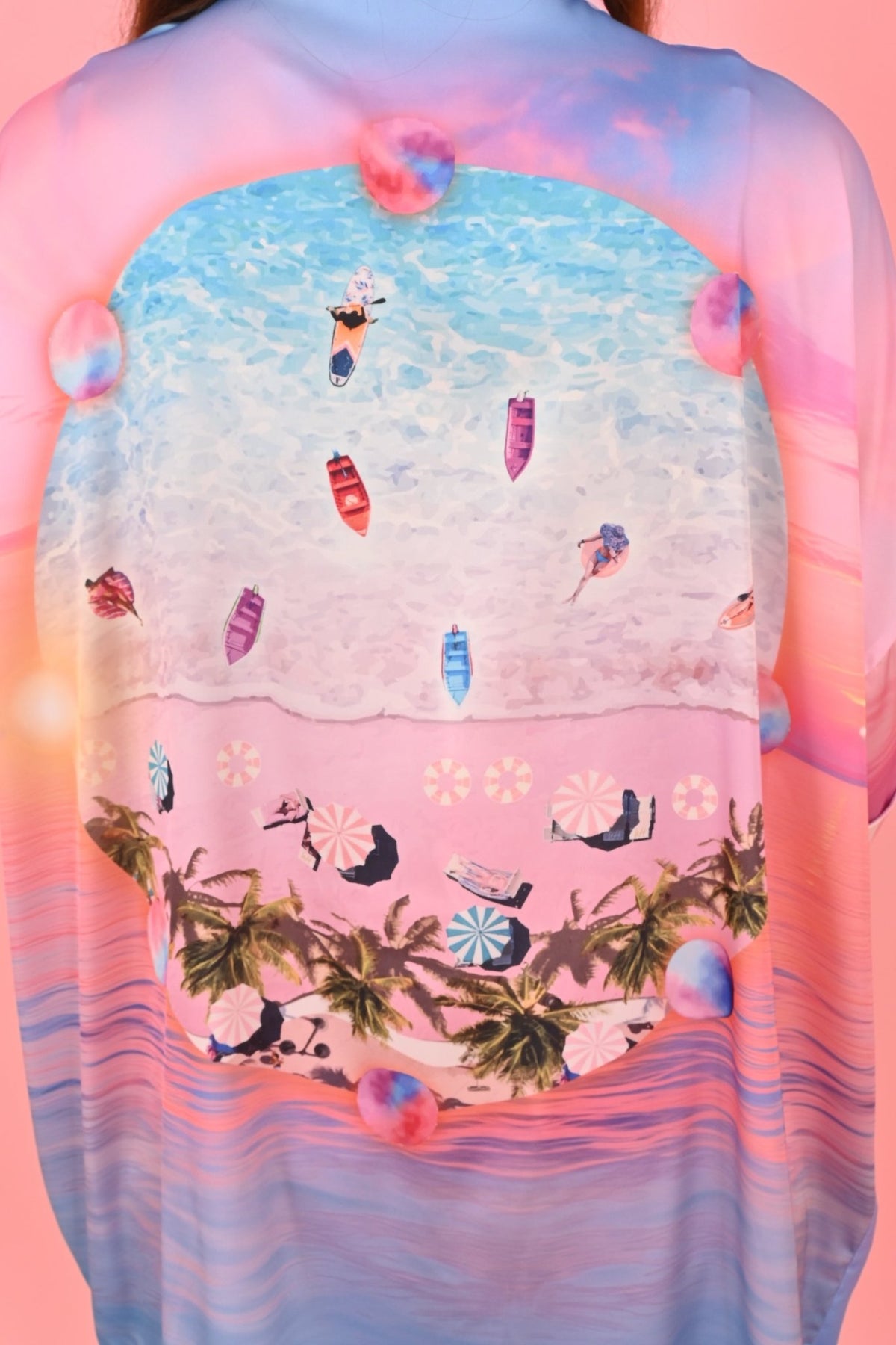 Shirt Arty Beach Time NYFW| بلوزة نسائية - Maison Clad
