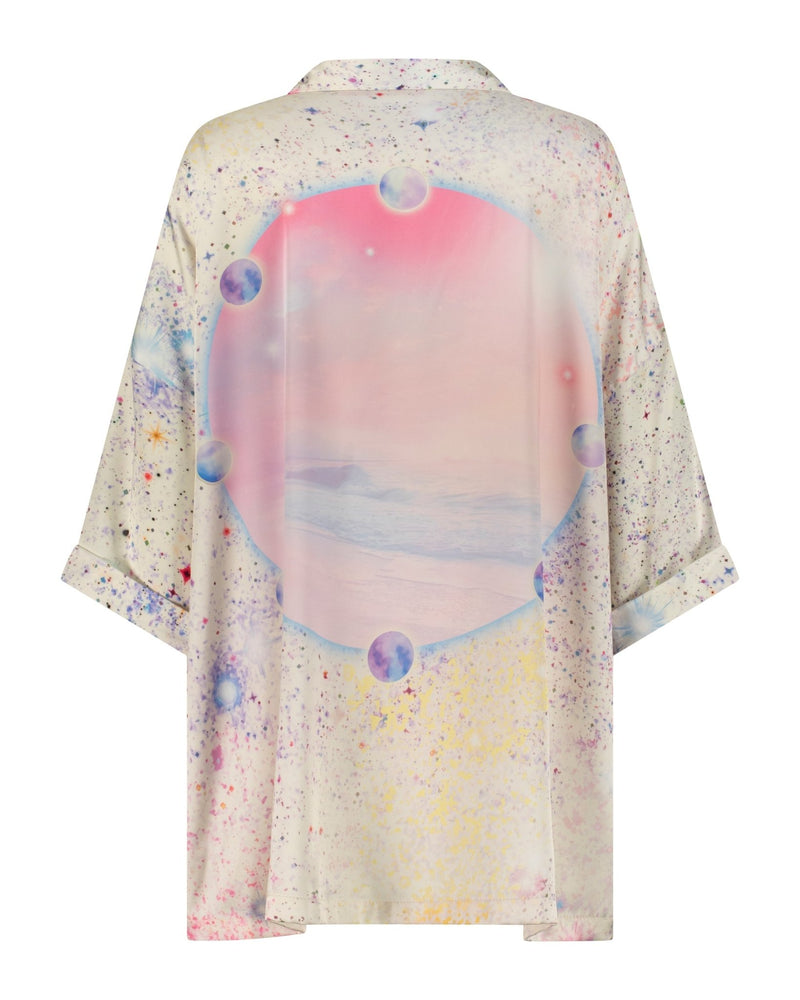 Shirt Arty Moon Graffiti Off White | بلوزة نسائية Arty - Maison Clad