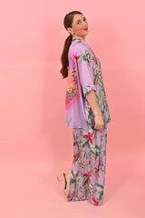 Shirt Arty Parrots Purple| بلوزة نسائية - Maison Clad