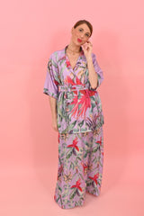 Shirt Arty Parrots Purple| بلوزة نسائية - Maison Clad