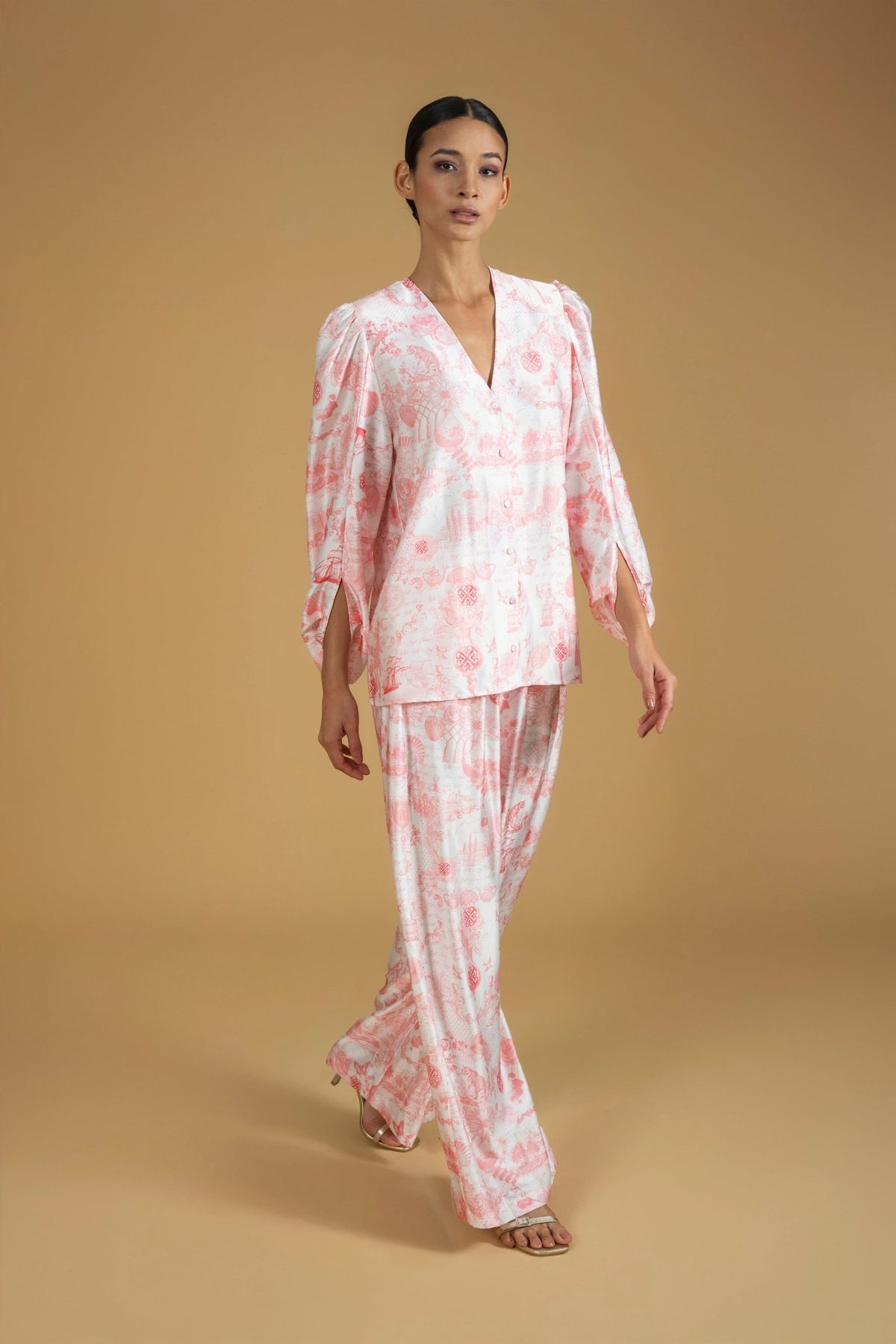 Shirt Curtia Lace Jouy | بلوزة نسائية Curtia Lace Jouy - Maison Clad