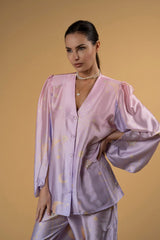 Shirt Curtia Stella D'oro Purple Gradient | بلوزة نسائية Curtia Stella D'Oro - Maison Clad