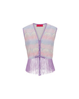 Shirt Dallas Fringes Astrology Knitwear Cancer | بلوزة نسائية Dallas - Maison Clad