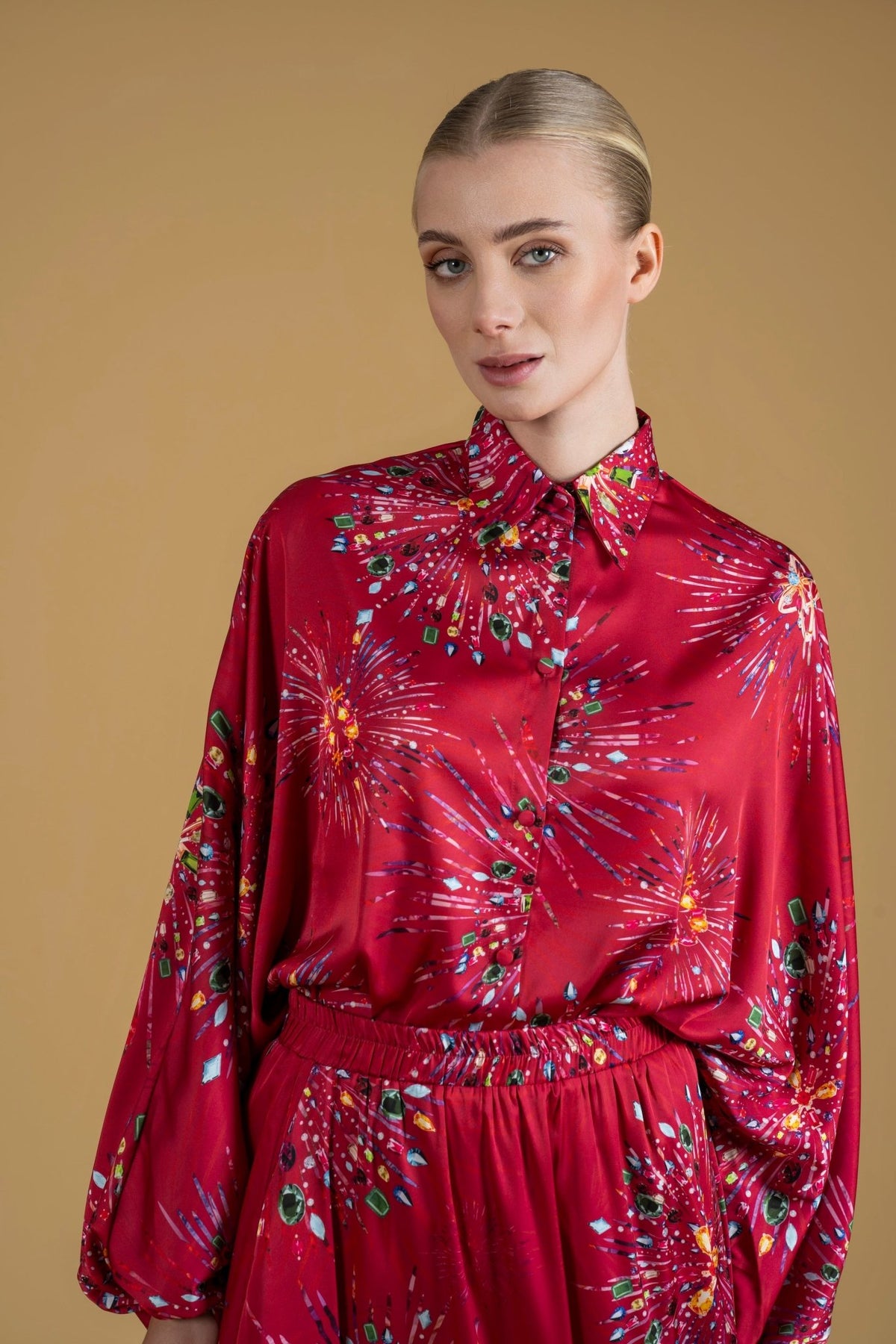 Shirt Dora Firework| بلوزة نسائية Dora Firework - Maison Clad