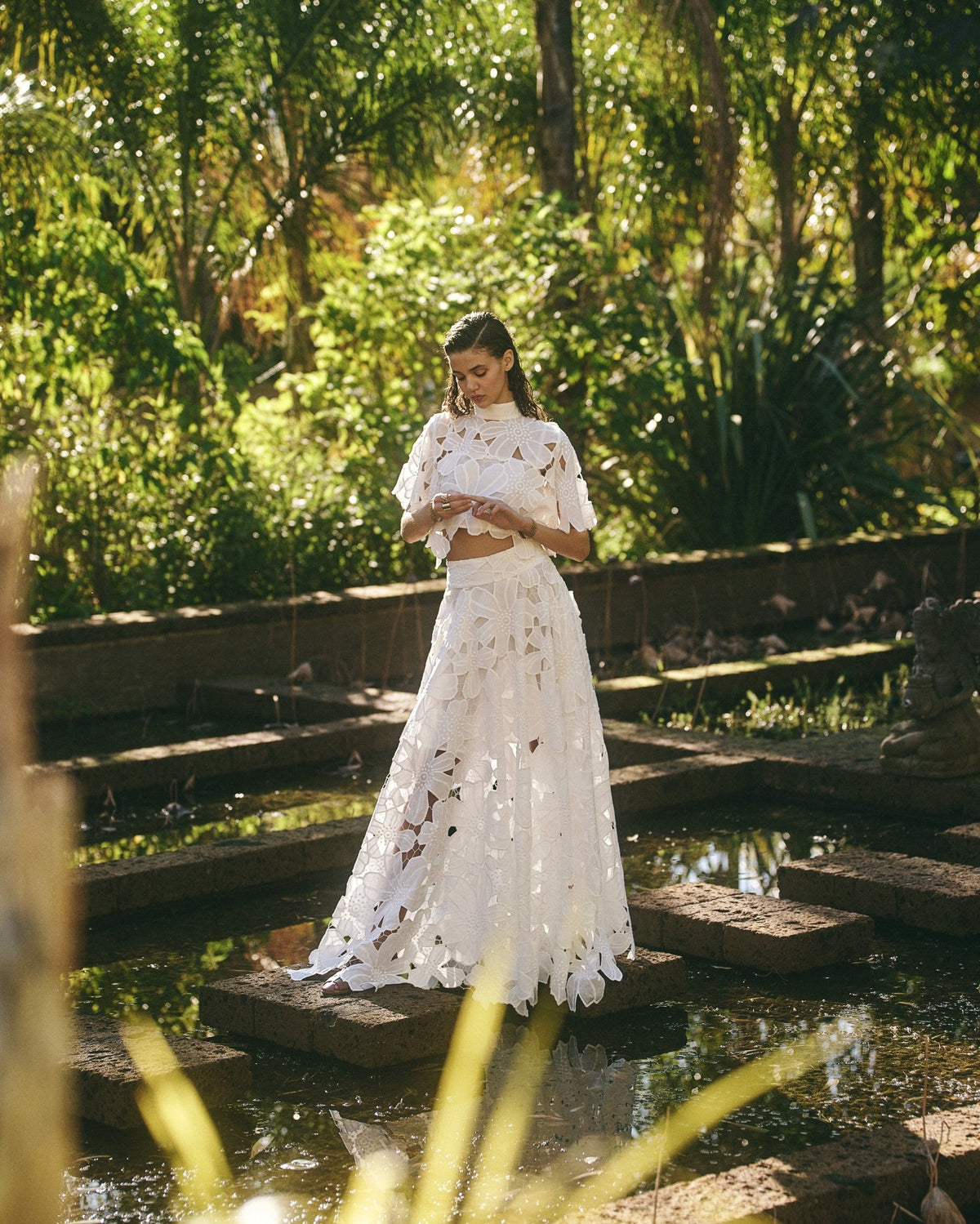 Shirt Koufonisi Petunia Crop Althea White | أعلى النساء - Maison Clad