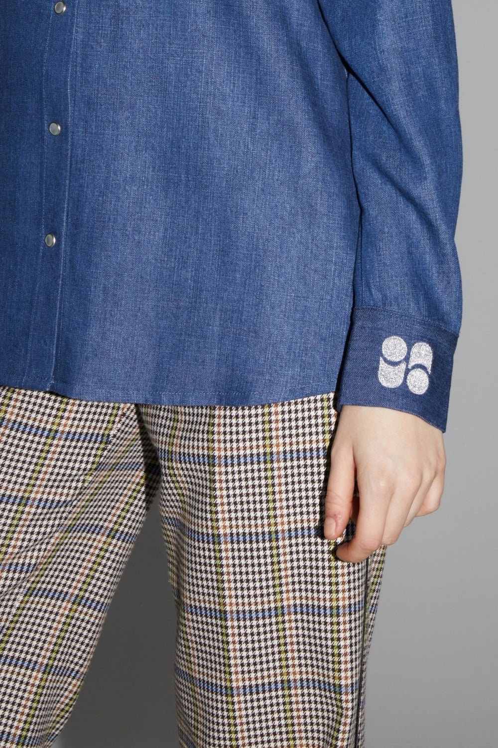Shirt Lou Blue |قميص Lou Blue - Maison Clad