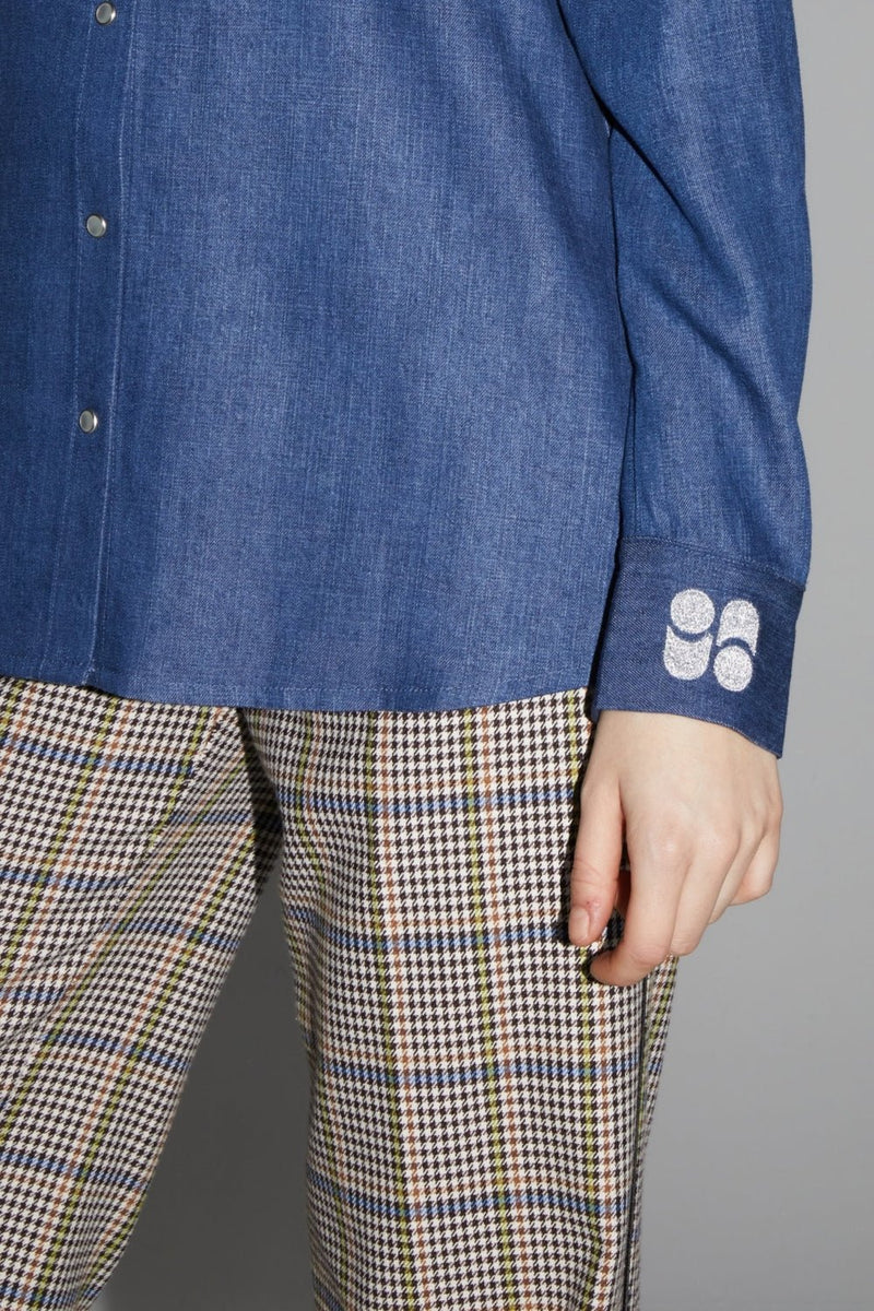 Shirt Lou Blue |قميص Lou Blue - Maison Clad