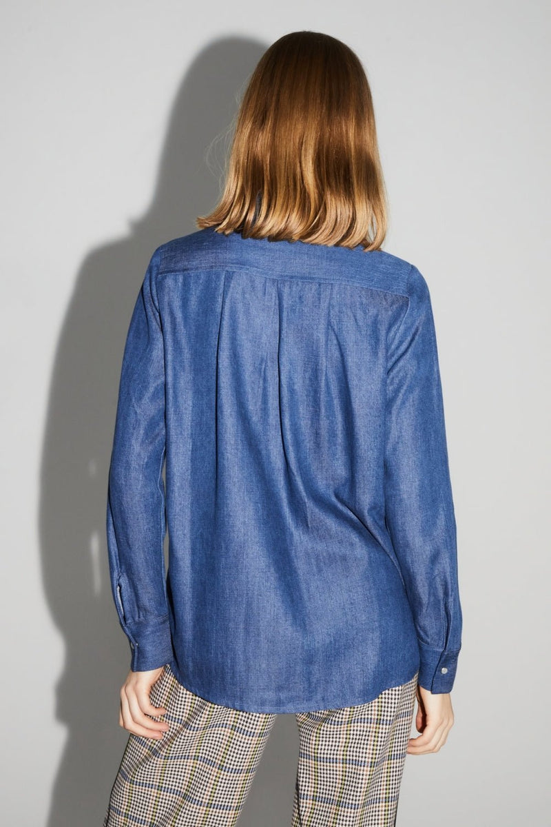 Shirt Lou Blue |قميص Lou Blue - Maison Clad