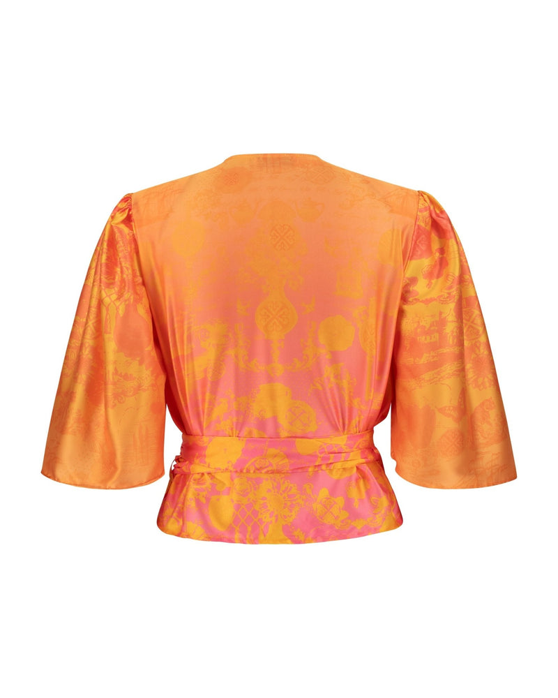 Shirt Orly Jouy Pink | بلوزة نسائية Orly - Maison Clad