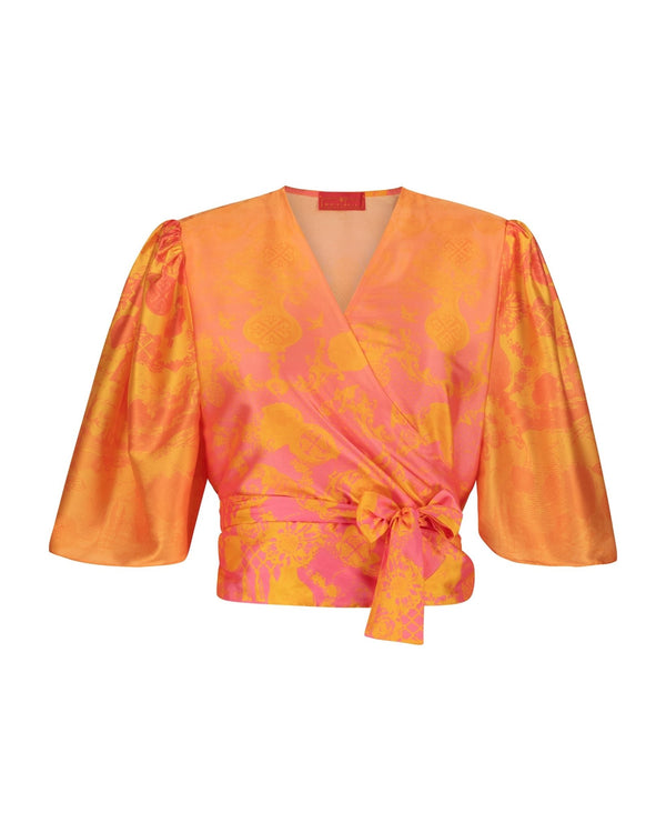 Shirt Orly Jouy Pink | بلوزة نسائية Orly - Maison Clad