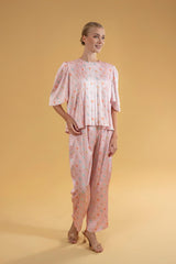 Shirt Pleated Short Alif | بلوزة نسائية Pleated Short Alif - Maison Clad