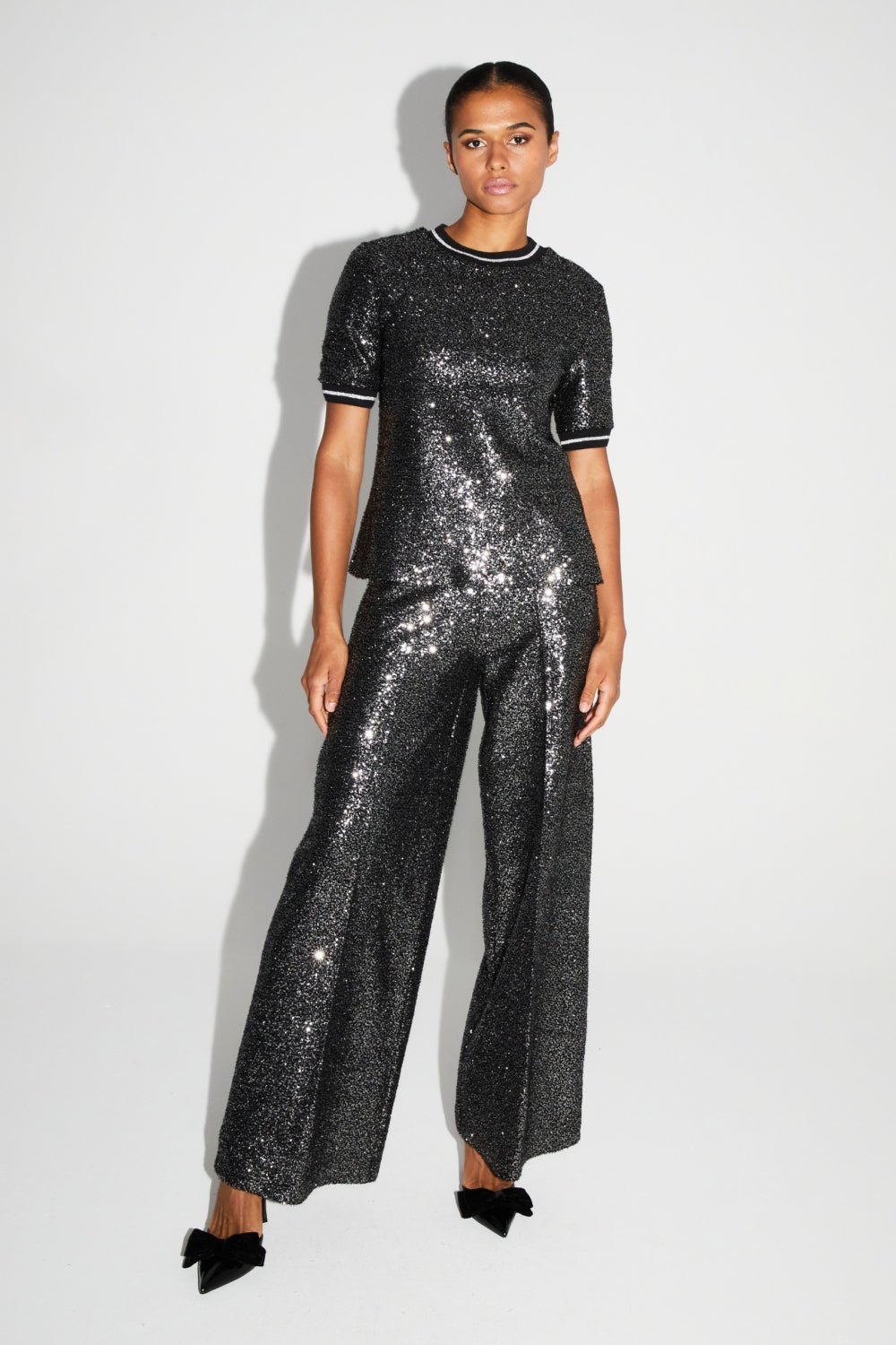 Shirt Poppy Sequins Black|قميصPoppy - Maison Clad