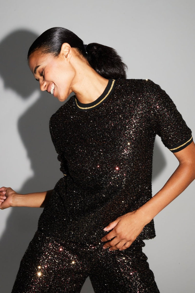 Shirt Poppy Sequins Burgundy|قميصPoppy - Maison Clad