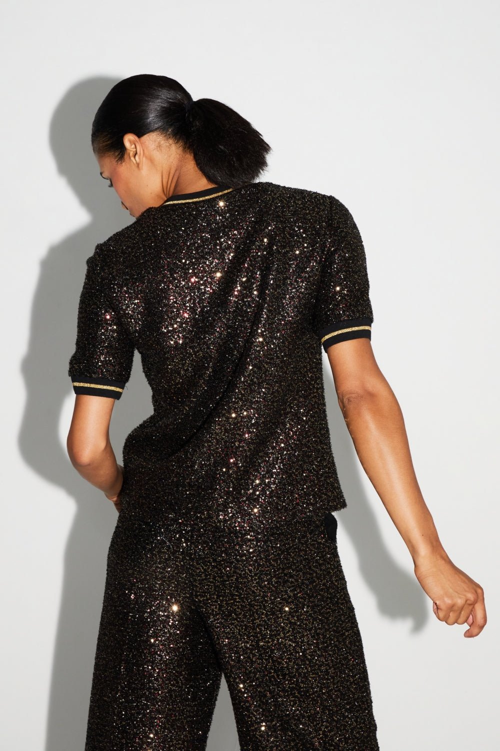 Shirt Poppy Sequins Burgundy|قميصPoppy - Maison Clad