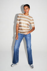 Shirt Poppy Sequins Gold Stripes|قميصPoppy - Maison Clad