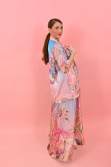 Skirt Arty Parrots Blue | تنورة - Maison Clad