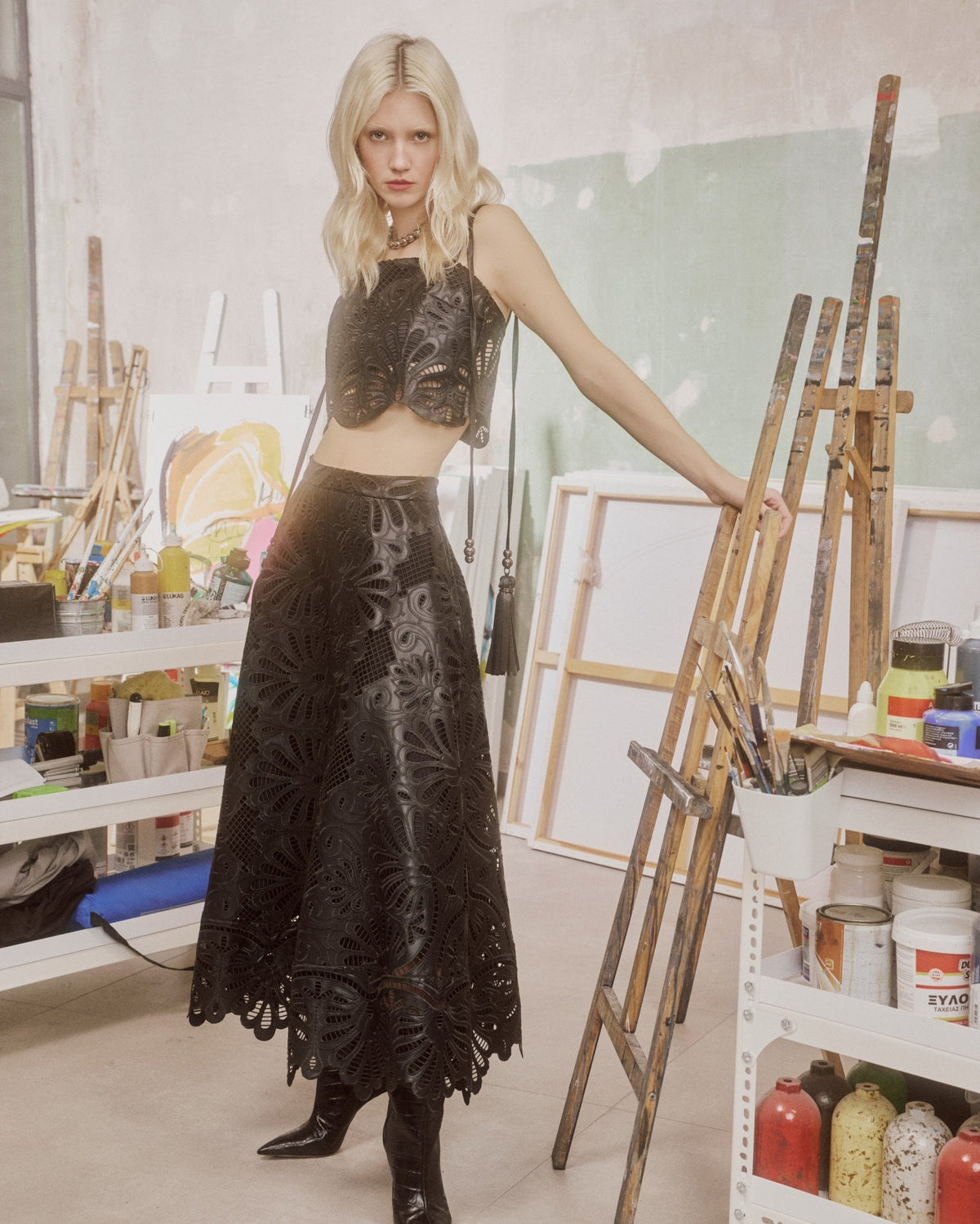 Skirt Callisto Isadora Black | تنورة نسائية - Maison Clad