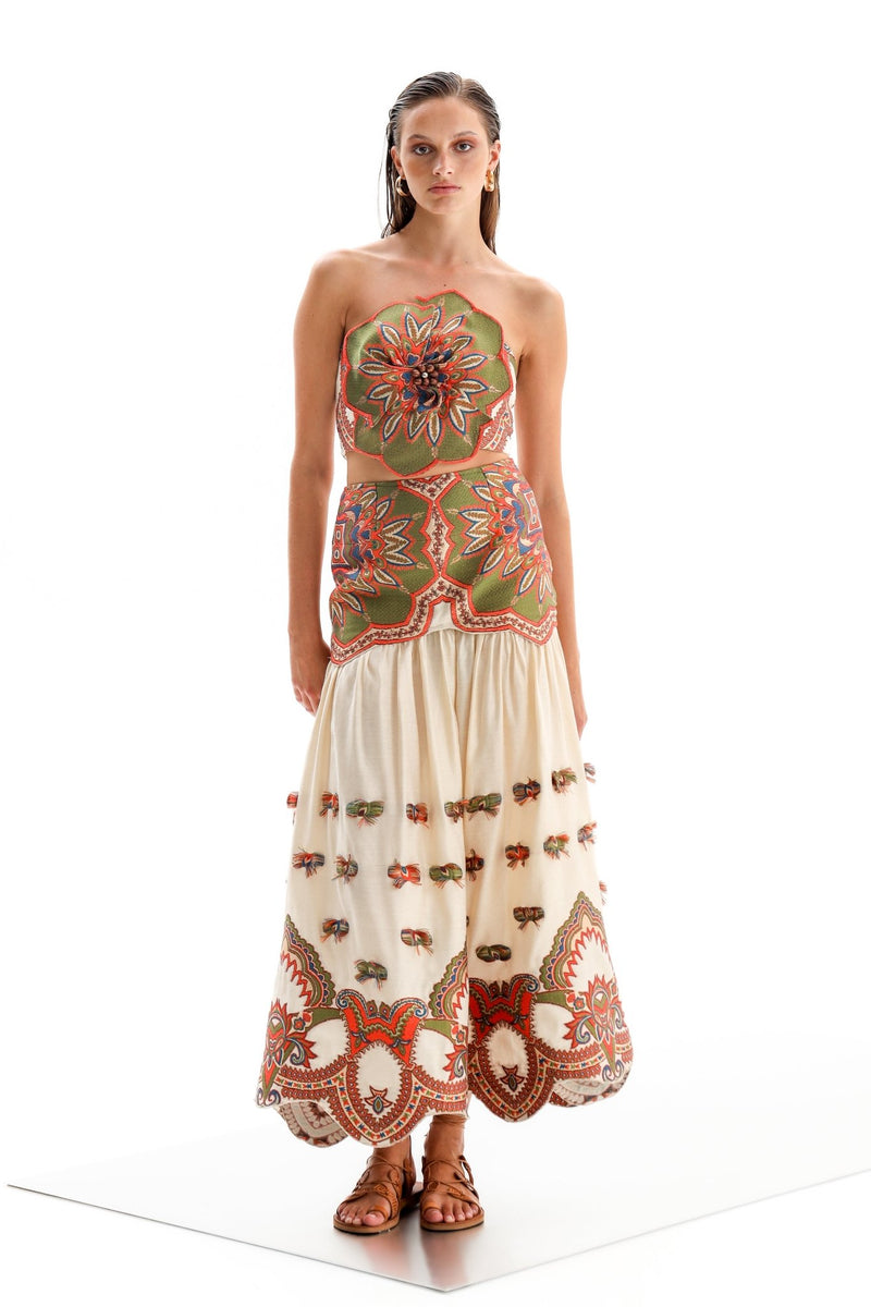 Skirt Charis Althea Multi| تنورة نسائية - Maison Clad