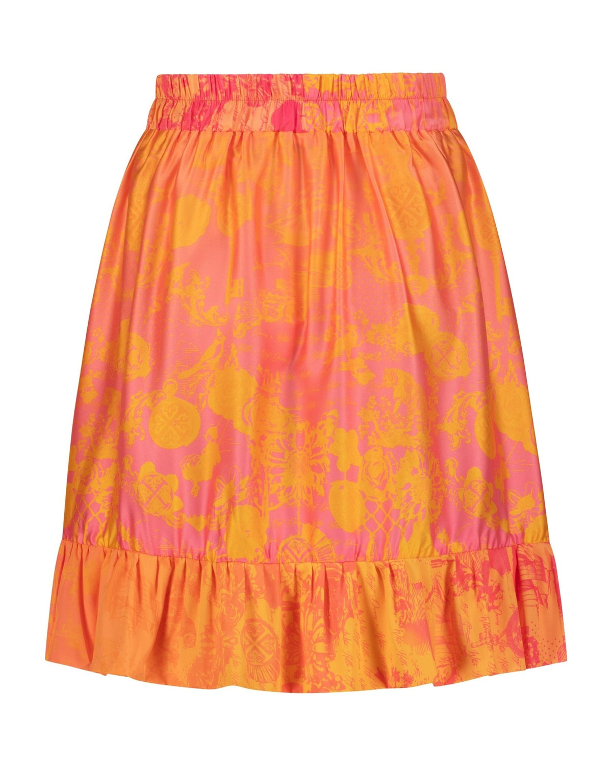 Skirt Fria Jouy Pink | تنورة Fria - Maison Clad