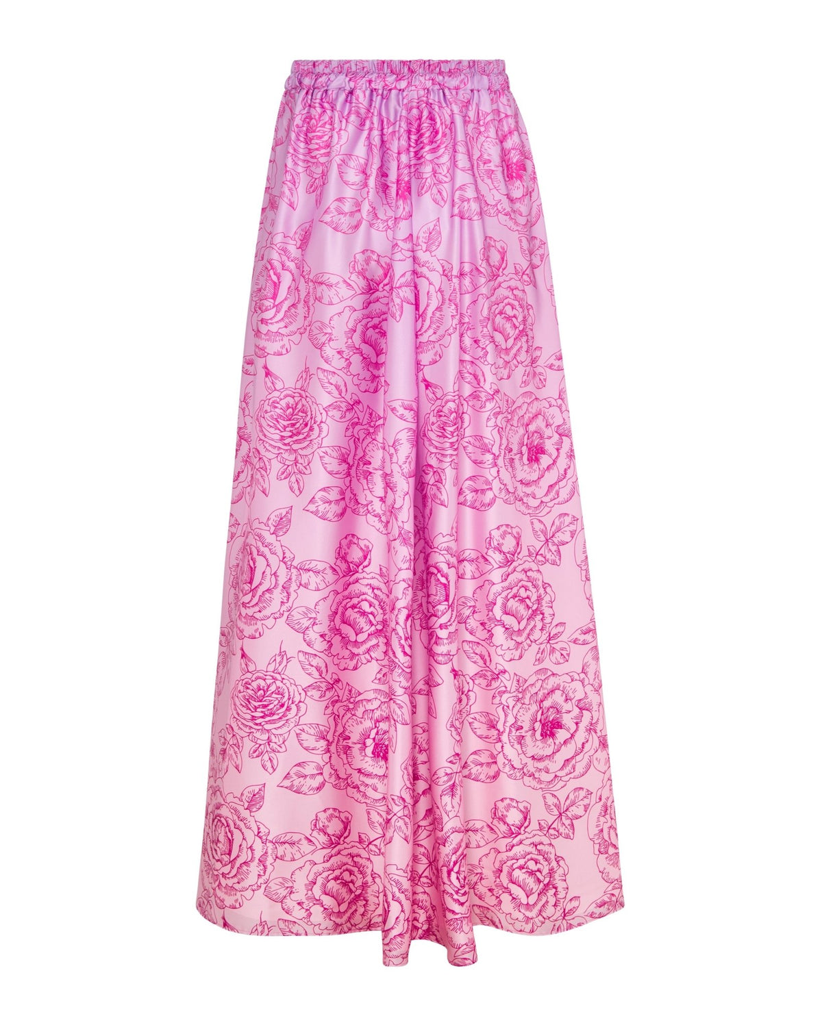 Skirt Karl Roses Gradient Fushia | تنورة Karl - Maison Clad