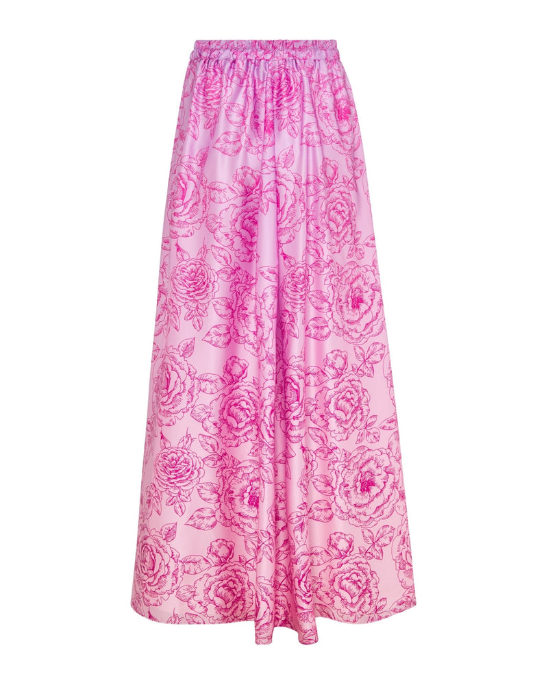 Skirt Karl Roses Gradient Fushia | تنورة Karl - Maison Clad