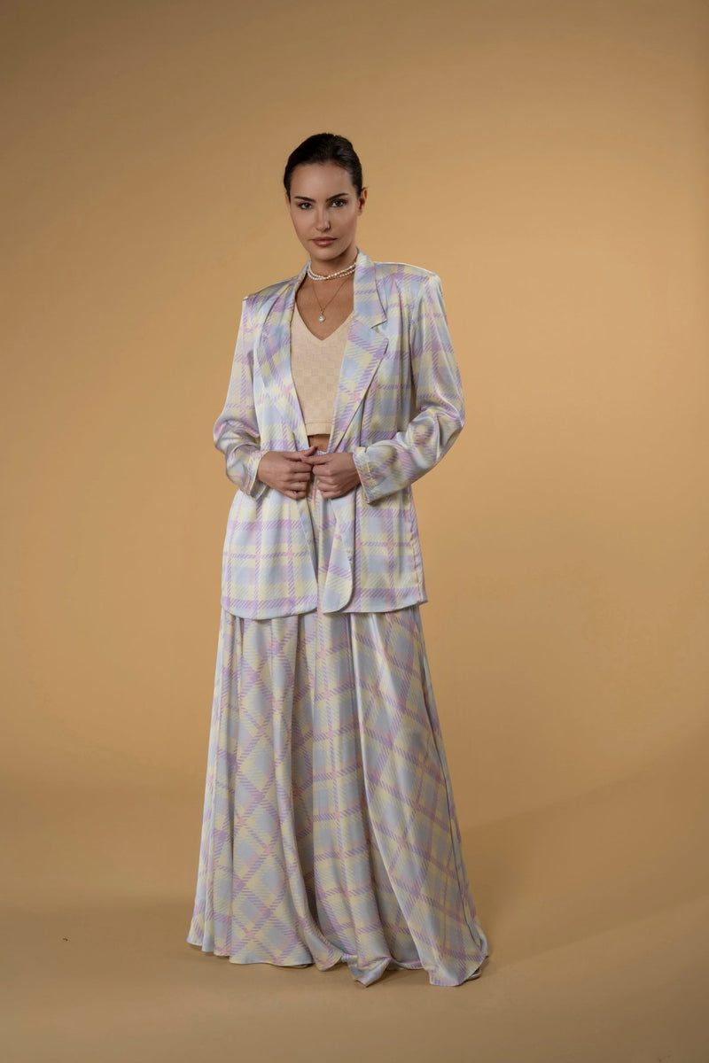 Skirt Karly Checks | تنورة Karly Checks - Maison Clad