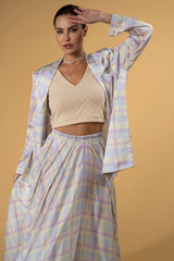 Skirt Karly Checks | تنورة Karly Checks - Maison Clad